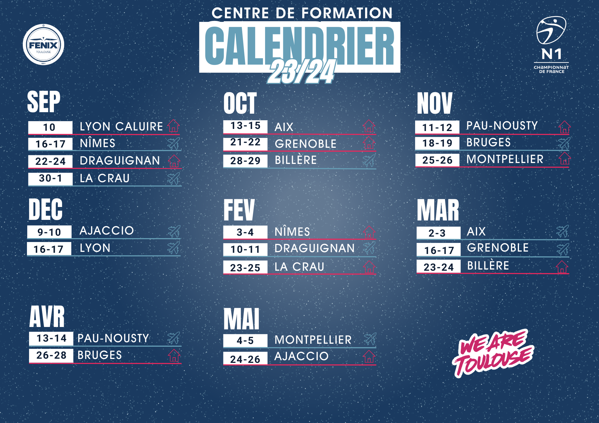 Calendrier N1